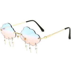 Cloud Sunglasses, retro, vintage. Festive, Gifts for Her, Disco Glasses unisex